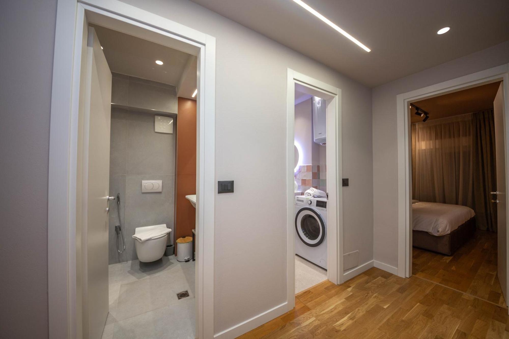 Blloku Unique Apartments 2 تيرانا الغرفة الصورة